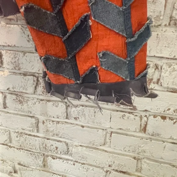 Artistic Pink and Gray Women's Blazer - Picture 8 of 9